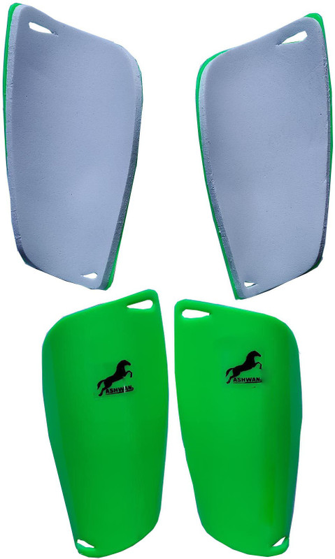 Ashwan Sports SHIN GUARD PACK OF 2 PAIR Football Shin Guard(Orange)