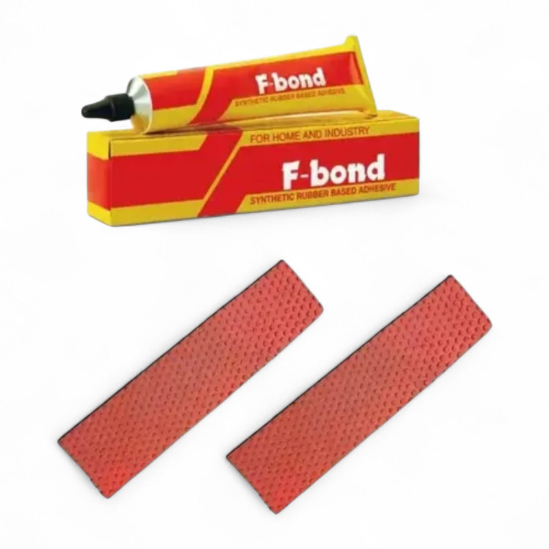 Vashu Sports 2 Red Cricket Bat Toe Gauard 1 favibond Cricket Guard Combo(Red)