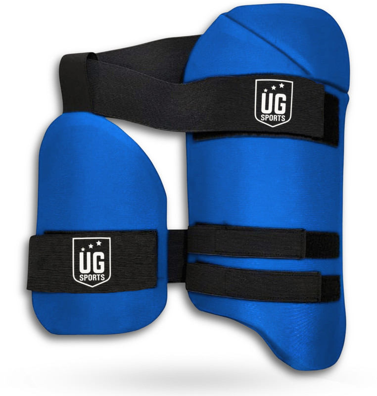 UG SPORTS Cricket Thigh Guard Combo, Cricket Thigh Pad for Men, (Men, Navy Blue) Cricket Thigh Guard(Blue)