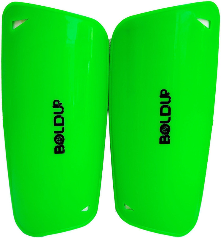 BOLDUP Shinguards for classic football, safety guards, and hard protective shells Football Shin Guard(Green)