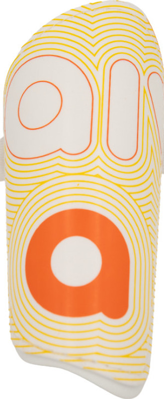 AIVIN Coreguard Shin Guards with Lycra Sleeves | Football Shin Guard(Gold)
