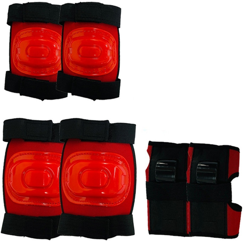 Liffo Skating Protection kit with Knee,Elbow,Wrist Guards Suitable for Kids 7-10Years Skating Guard Combo