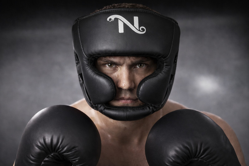 Nagaebu BOXING FULL FACE HEAD GUARD Boxing Head Guard(Black)