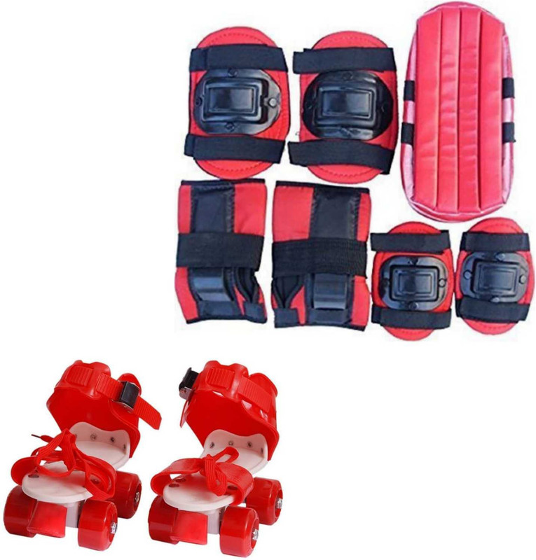 Rakso KIDS Skating & Cycling Protective Tanning Set with Shoe Skate combo Skating Guard Combo