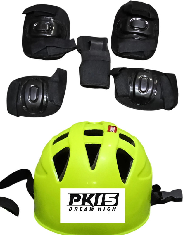 Garg Enterprises PROTECTIVE KIT GUARD FOR SKATING Skating Guard Combo(Green, Black)