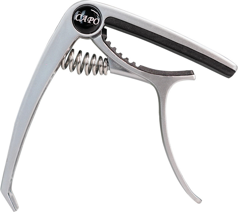 KADENCE KAD-CAP-PR01-SL Metal Guitar Capo with Bridge Pin Remover Roller Guitar Capo(Silver)