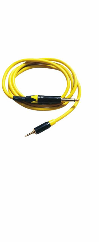MORTAS 3.5mm to 6.35mm Stereo Cable , ammplifier, hometheter Double Angled TS Patch Cable(1.5 cm in Length)