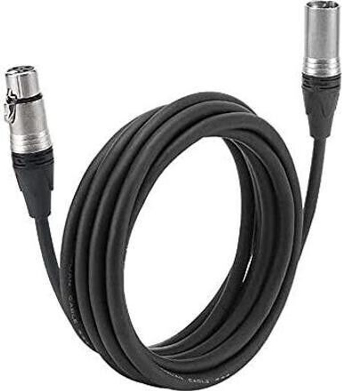 IMAGINEA 3Mtr Male to Female XLR Cable for Condenser Microphone Balanced 3 Pin Xlr Cable Straight XLR Patch Cable(300 cm in Length)