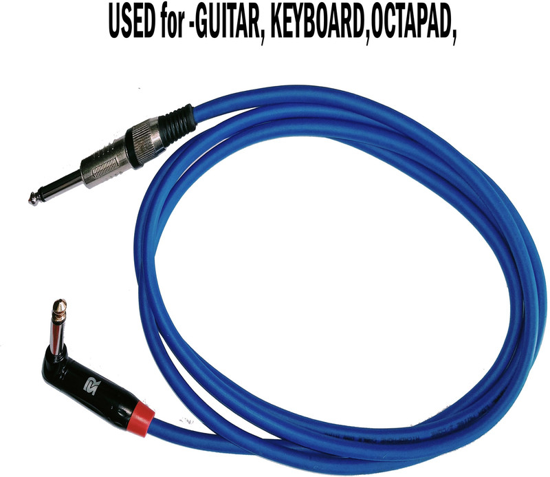 music galaxy CASIO CABLE Single Angled TS Patch Cable(2 m in Length)