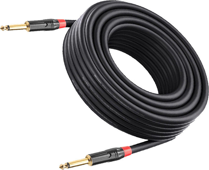 IMAGINEA 6.35mm 1/4" TS to 6.35mm 1/4" TS Balanced Stereo Audio Cable Straight TS Patch Cable(3 cm in Length)