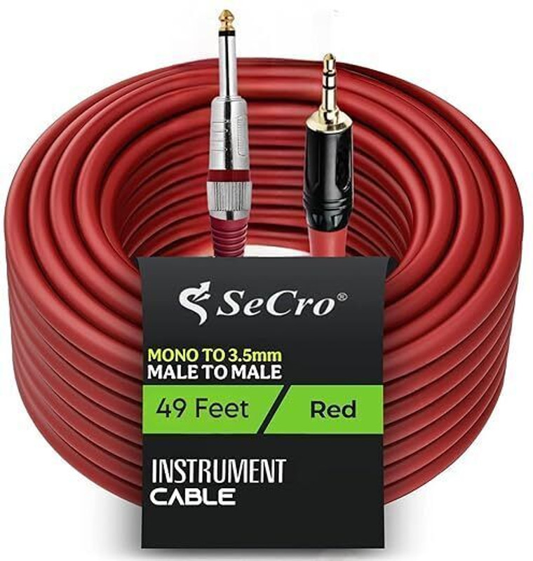 SeCro GC-020 Single Angled TRS Patch Cable(15 m in Length)