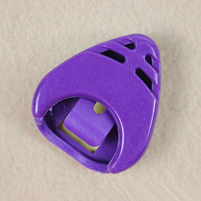 SLS Music Guitar Pick Holder with 1 Pick Free, Purple Guitar Pick(Pack of 1)