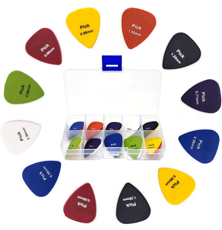 Zeitel Guitar Picks 24 Pcs Guitar Picks for Acoustic Guitar Classical Guitar Electric Guitar Pick(Pack of 24)