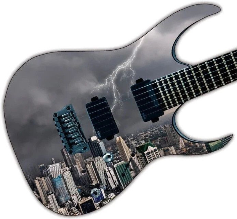 stylishdecor Guitar skin wrap Guitar sticker Guitar Sticker(Vinyl 1)