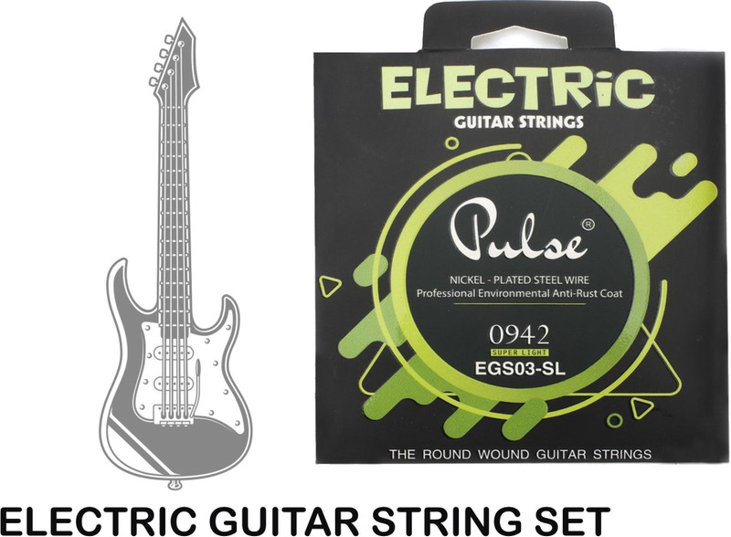 MUSIKING Electric PULSE ELECTRIC STRING SET EGS03 SL MGA32 Guitar String(6 Strings)