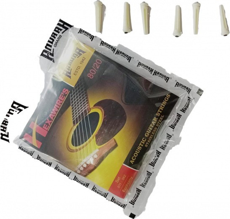 Hertz Acoustic HZA BRIDGE PIN Guitar String(6 Strings)