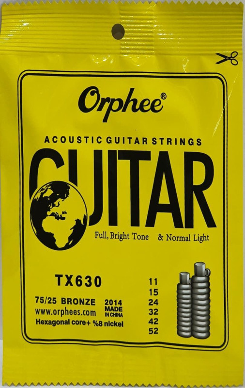 Orphee Acoustic TX630 Guitar String(6 Strings)