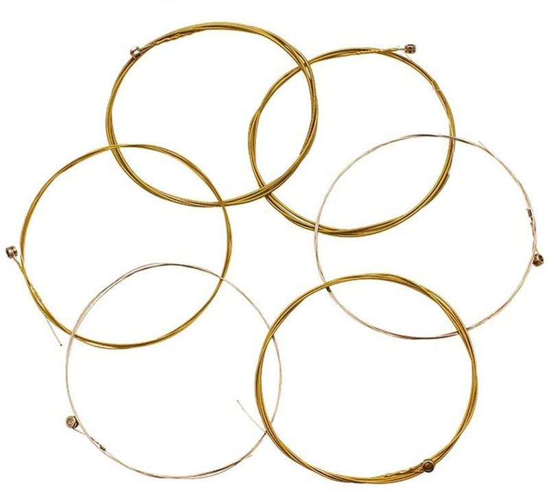 Mocking Bird Acoustic Guitar String Full Set of Extra Light Stainless Steal Guitar String set of 6 Guitar String(6 Strings)