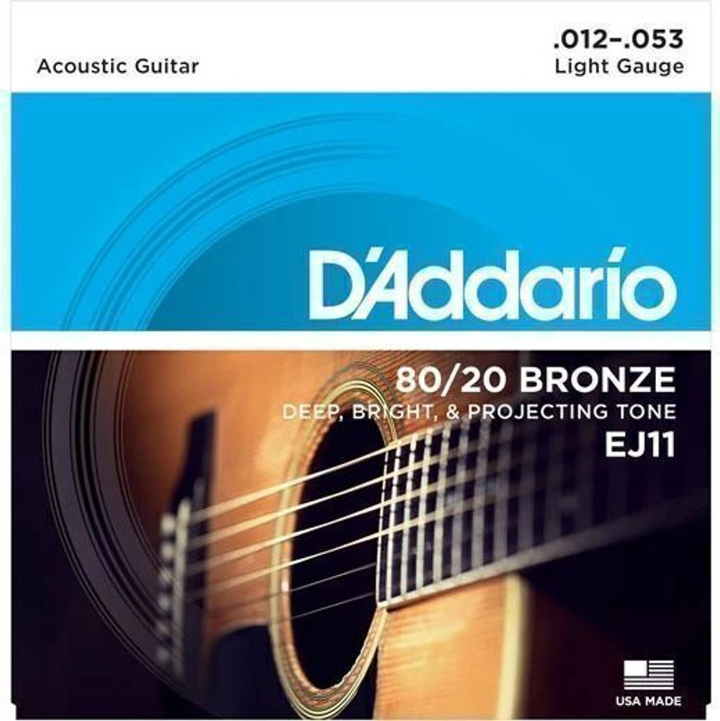 D'ADDARIO Acoustic EJ10 Guitar String(6 Strings)