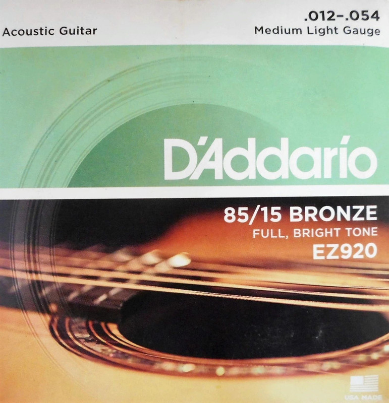 D'ADDARIO Acoustic EZ920 Guitar String(6 Strings)