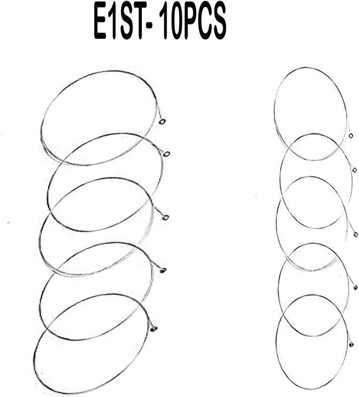 music galaxy Acoustic 10PC OF E1ST Guitar String(10 Strings)