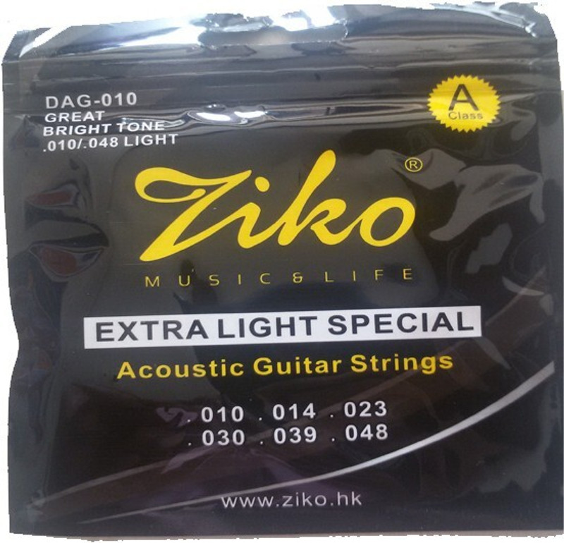 Ziko Acoustic 010 Guitar String(6 Strings)