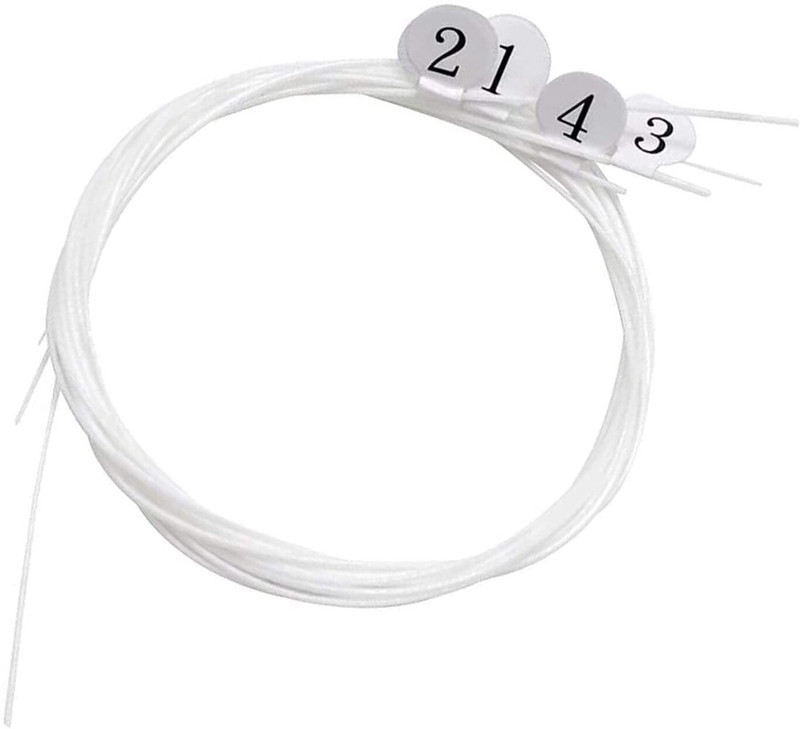 Flare Classic Nylon Ukulele Strings, For Soprano (21 In) Concert (23 In) Tenor (26 In) Guitar String(5 Strings)