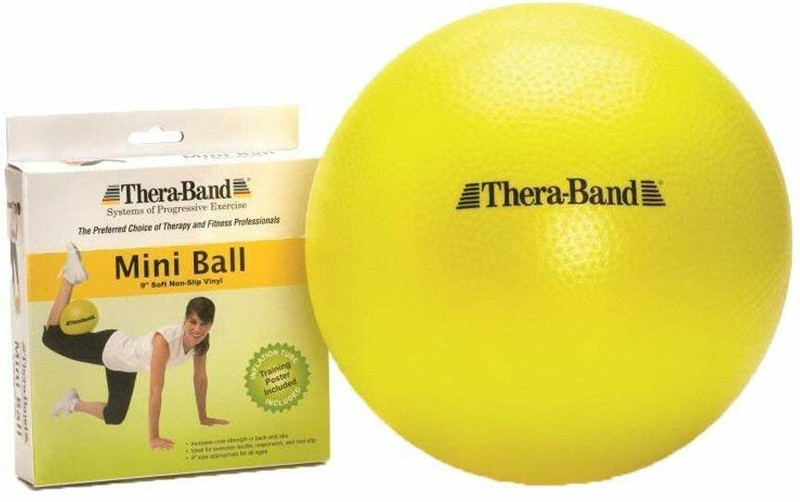 Theraband Mini Ball Small Exercise Ball for Abdominal Workouts Strengthening Core Exercise Gym Ball