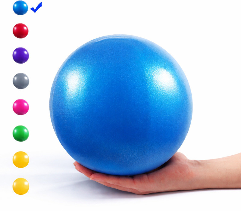 MozFit Mini Exercise Ball 25cm Yoga Pilates Ball for Home Gym Workout Core Gym Ball