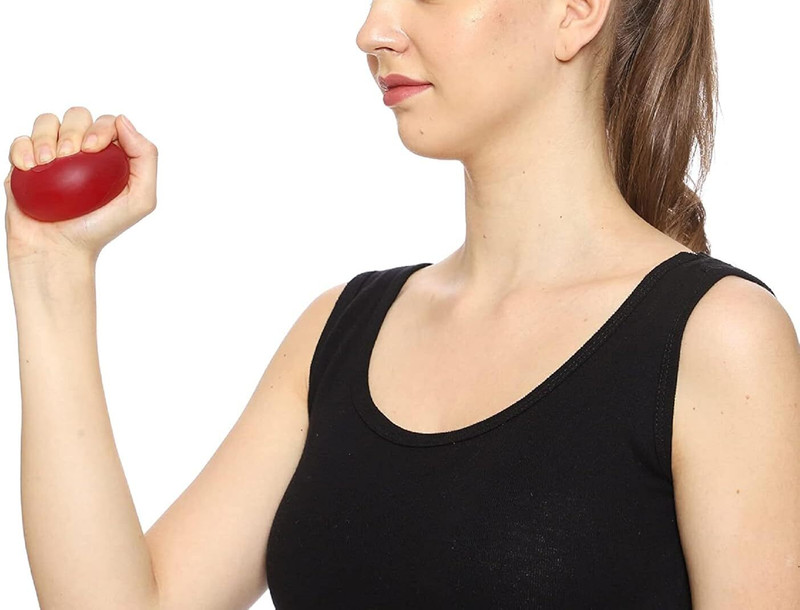Rrsale Hand Exercise Silicone Gel Ball for Hand Therapy Gym Ball