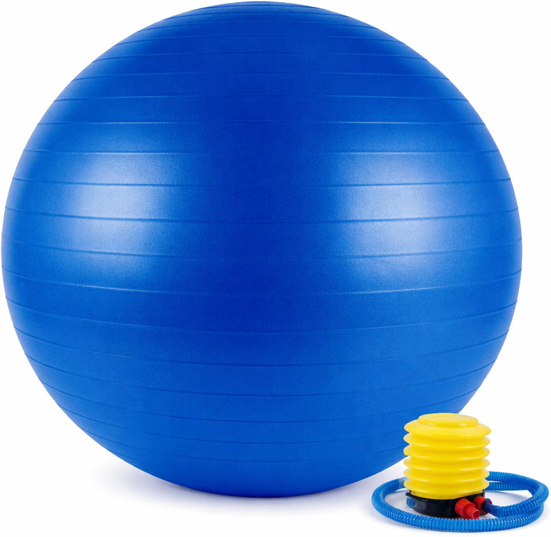 TUTNINI YogaFitness ExerciseBall for Core Workout,Pregnancy & Home Gym for Men Women Gym Ball(With Pump)