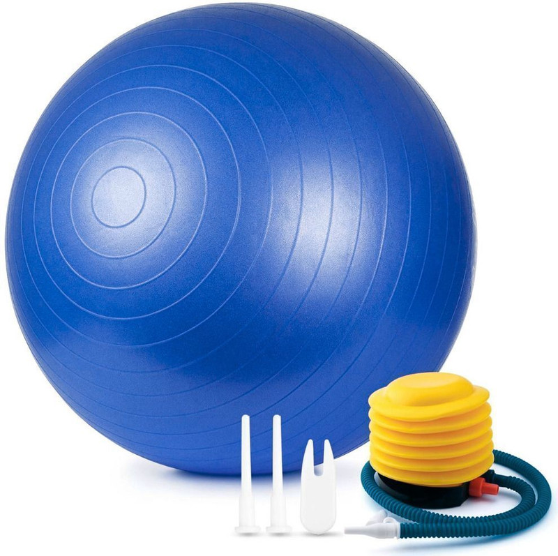 Shopeleven Yoga Gym Ball for Balance, Stability, Pregnancy, and Physical Therapy Gym Ball(With Pump)