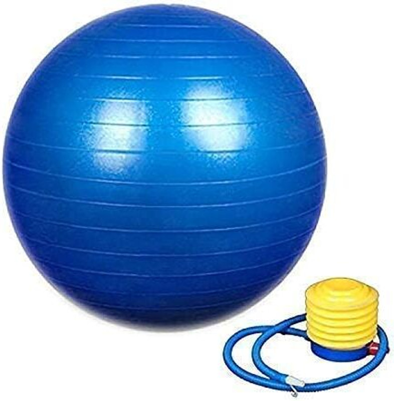 ZAEGO Yoga Workout Gym Ball with Air Pump, Round Shape Swiss Ball for Exercise Gym Ball(With Pump)