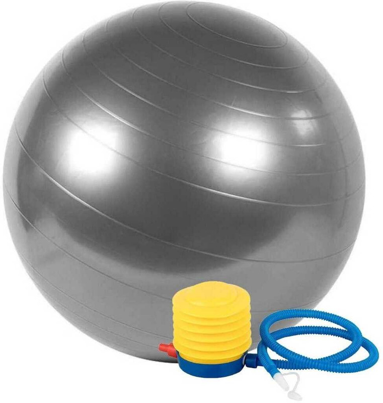 Ella Health & Beauty Gym Ball for Exercise & Yoga with Pump|Anti Burst Ball|Home/Gym Workout &Fitness Gym Ball(With Pump)