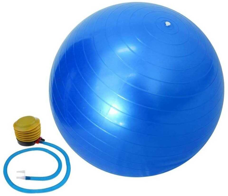 MozFit Fitness Gym Ball Yoga Ball with Pump Anti Slip Anti Burst Training Pro Gym Ball(With Pump)