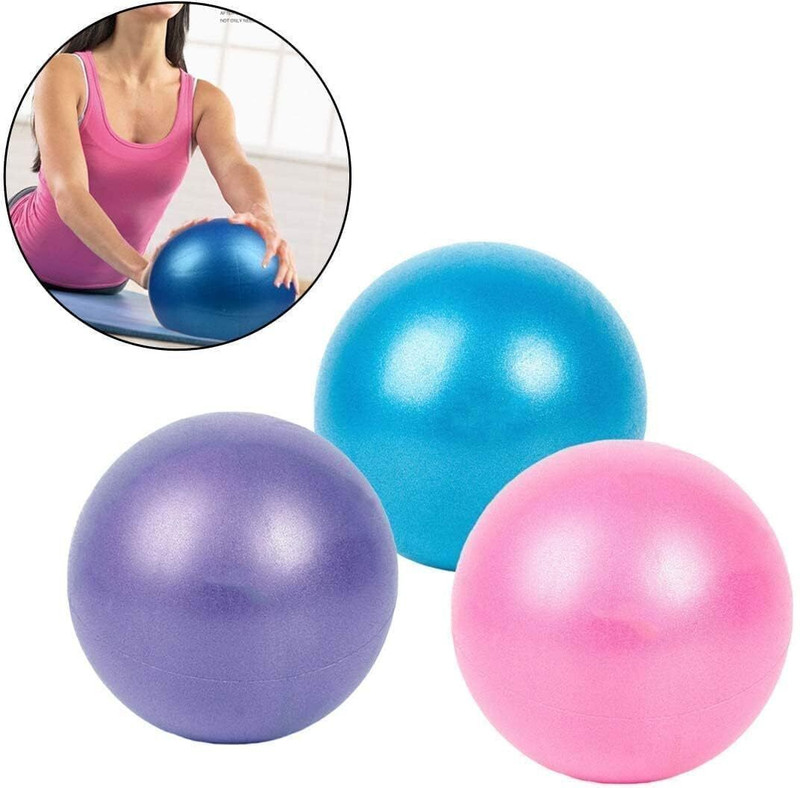 YANSI 25 cm) Mini Pilates Ball - Small Exercise Ball for Yoga Gym Ball