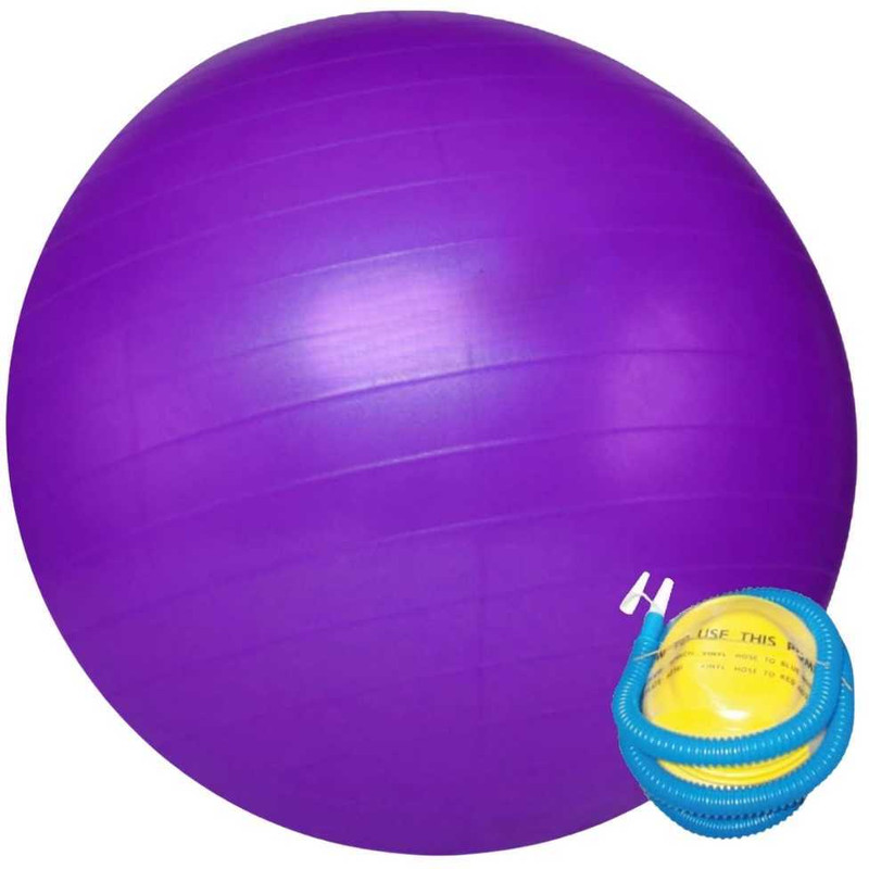 Fitness Scout Anti Burst Gym Ball/ Swiss Birthing Stability Ball for Workout & Fitness/ Yoga Gym Ball(With Pump)