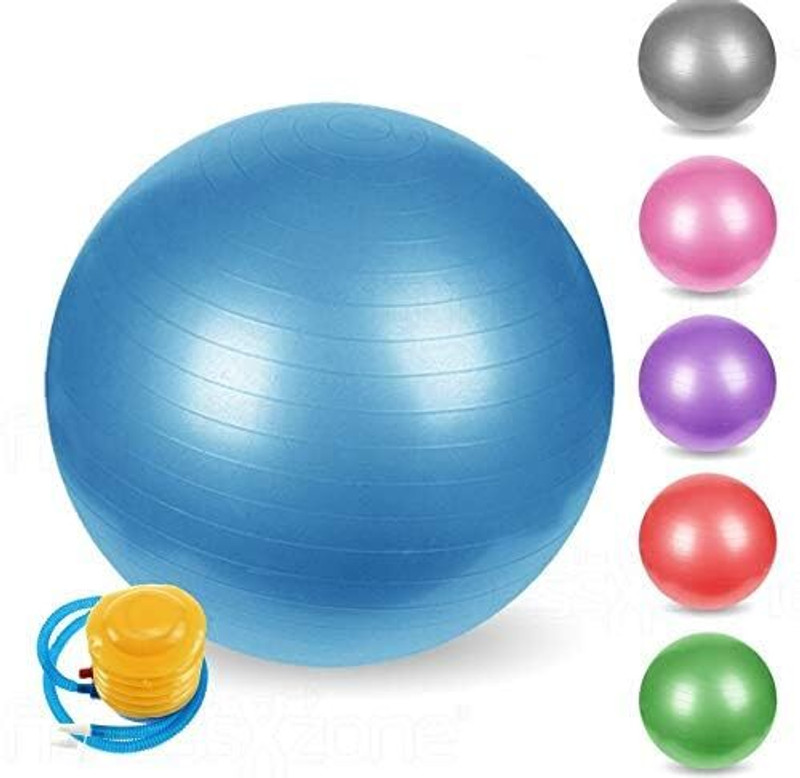 Fitguru EXERCISE BALL 65 CMS GREEN Gym Ball(With Pump)