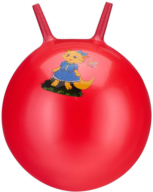 Kinzilla Inflatable Kids Jumping ,Hopping Ball, Bouncy Ball with Handles Gym Ball