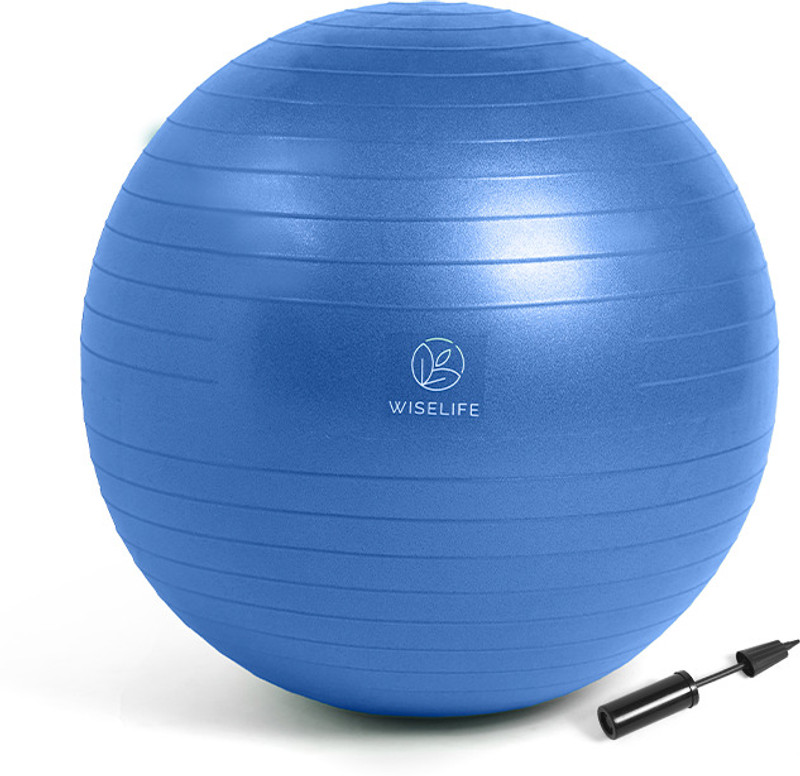 Wiselife Exercise Ball, Heavy Duty Pregnancy Ball for Work Out, Extra Thick Balance Ball- Gym Ball(With Pump)