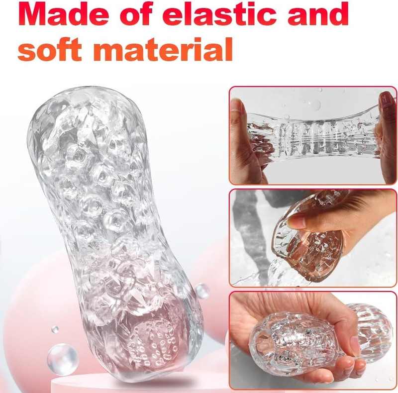 Luzimaisa Clear Silicone Sleeve Stroker Finger Sleeve(Pack of 1)