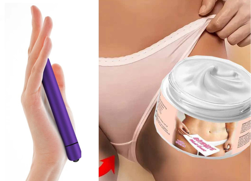 manasona BULLET VIB MASSAGER FOR BODY AND HAIR REMOVAL SPRAY FOR MEN AND WOMEN(2 Items in the set)