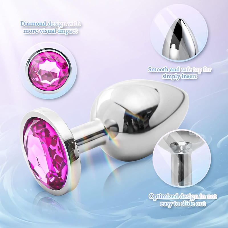 Luzimaisa Plug Premium Quality Stainless Steel Non Vibrating Plug for Men and Women