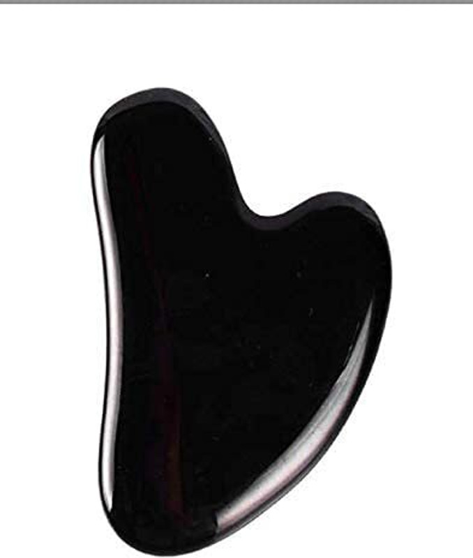DR.VS Premium Black Obsidian Gua Sha Facial Tool for Skin Lifting, Massage & Sculpting