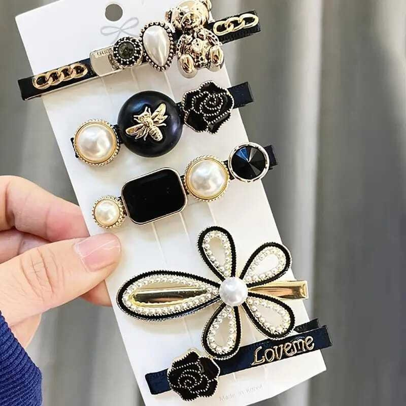 kbcreation Korean Metal Hair Clips Hair Clip(Black) - 2% off at DetectaDeal