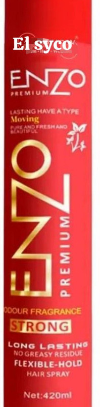 El Syco Enzo Hair Spray Hair Spray (420 ml) Hair Spray Hair Accessory Set(Red)