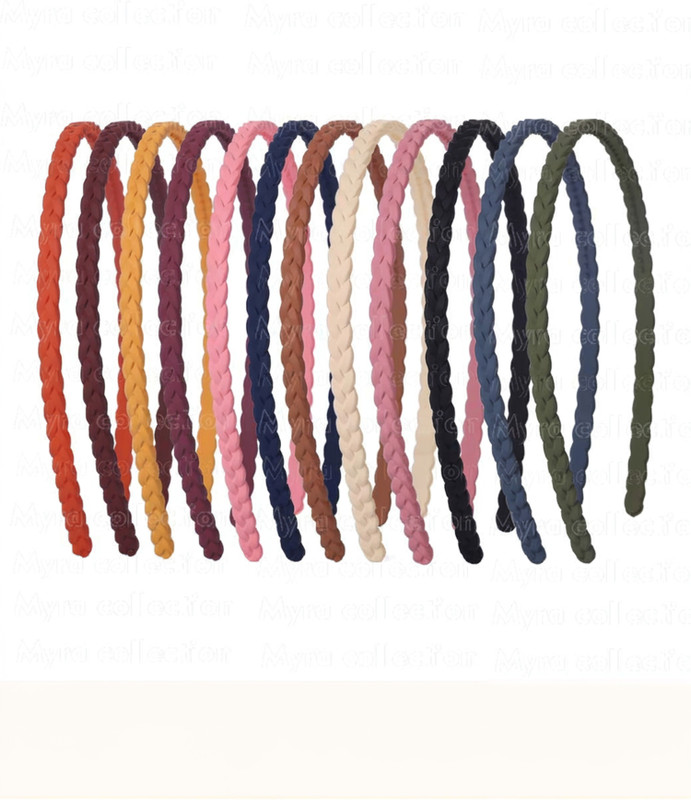 Myra Collection Premium Plastic 12 Pcs Head Band(Multicolor)