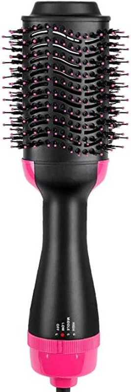 Sayfi 4in1 Electric Hot Air Brush Curler Dryer,Styler&Comb Straightener Volumizer F4