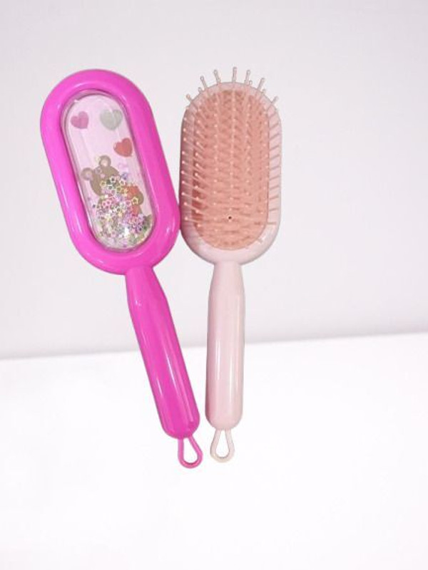 SawariyaaSeth Pretty Kids hair Brush Set Of 2 (Light&Dark Pink)
