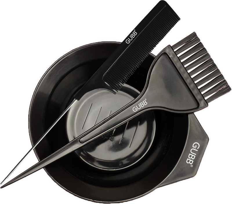 GUBB Hair Colouring Kit Black | Complete Set for Easy and Even Hair Colouring